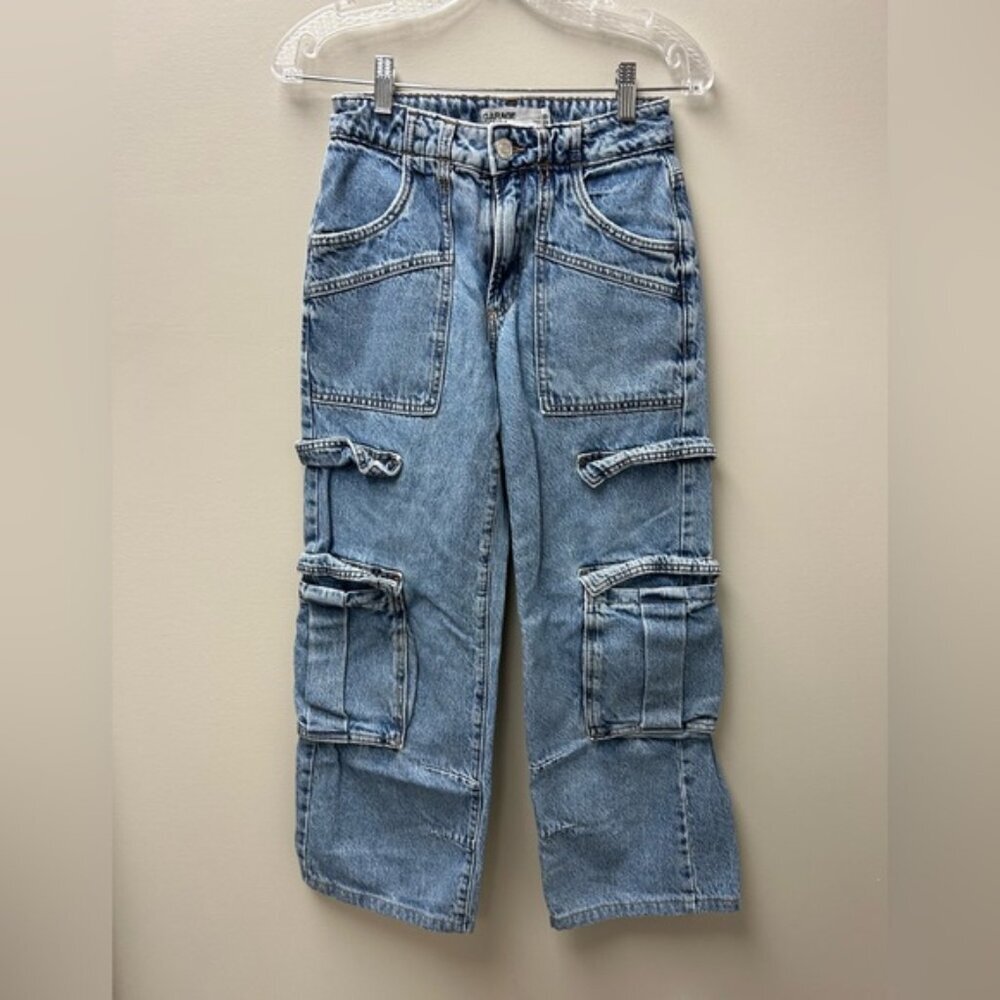 Garage Women’s Blue Baggy Cargo Jeans